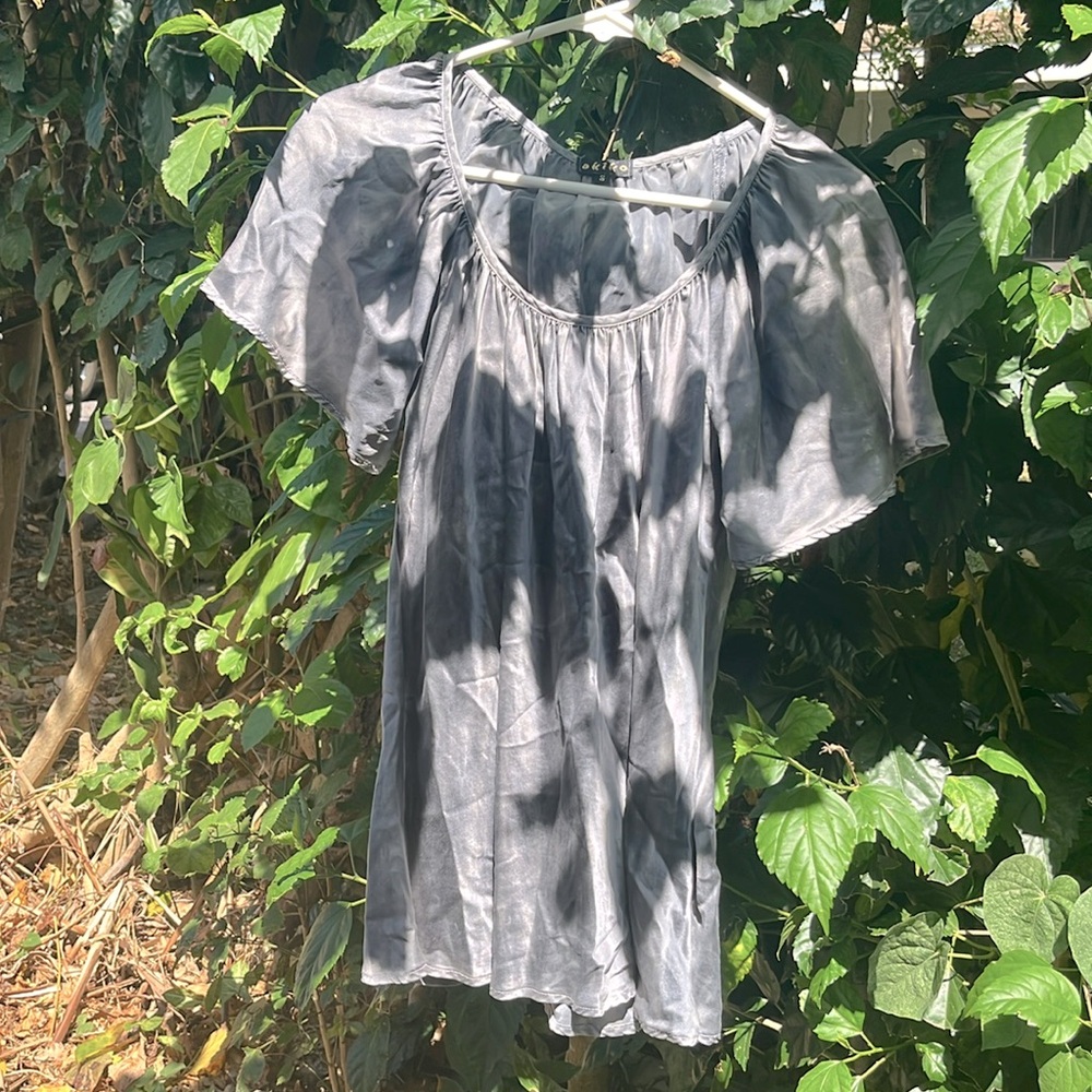 Revolve Clothing Akiko small flowy blouse Tie-Dye